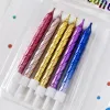 Colorful packaged birthday candles, children's party decoration candle sets Application Scenario